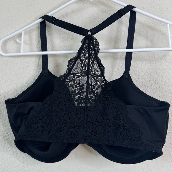 Wacoal Women's Lace Impressions Racerback Front Close Contour Bra Sz 34DD - Picture 5 of 6